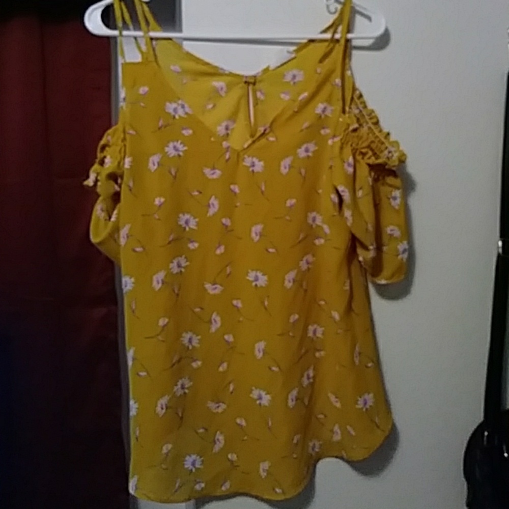 Mustard colored shirt